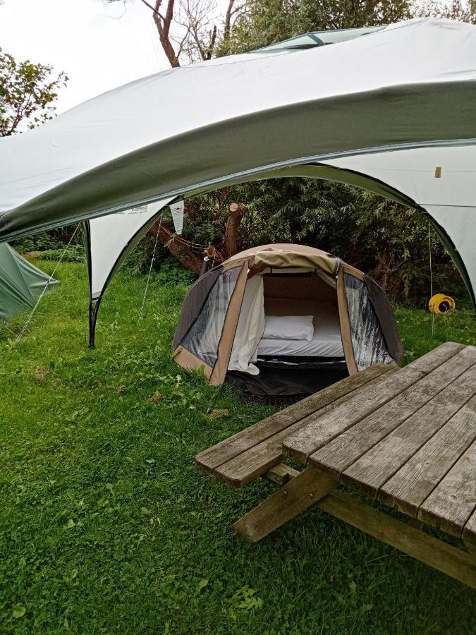 Basic 2P Tent Sotterum Hotel Kornwerd Buitenkant foto